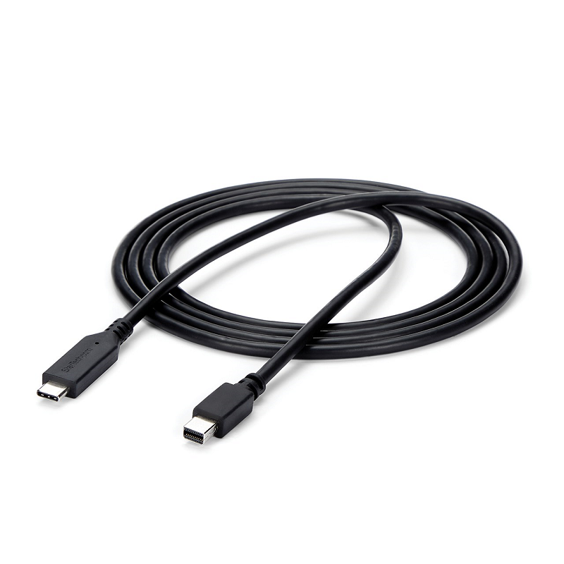 StarTech CDP2MDPMM6B 6 ft. (1.8 m) USB-C to Mini DisplayPort Cable - 4K 60Hz - Black